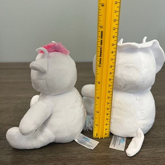 Cow and Triceratops Bean Bag Plush‎ with Belly Pockets - Picture 5 of 5